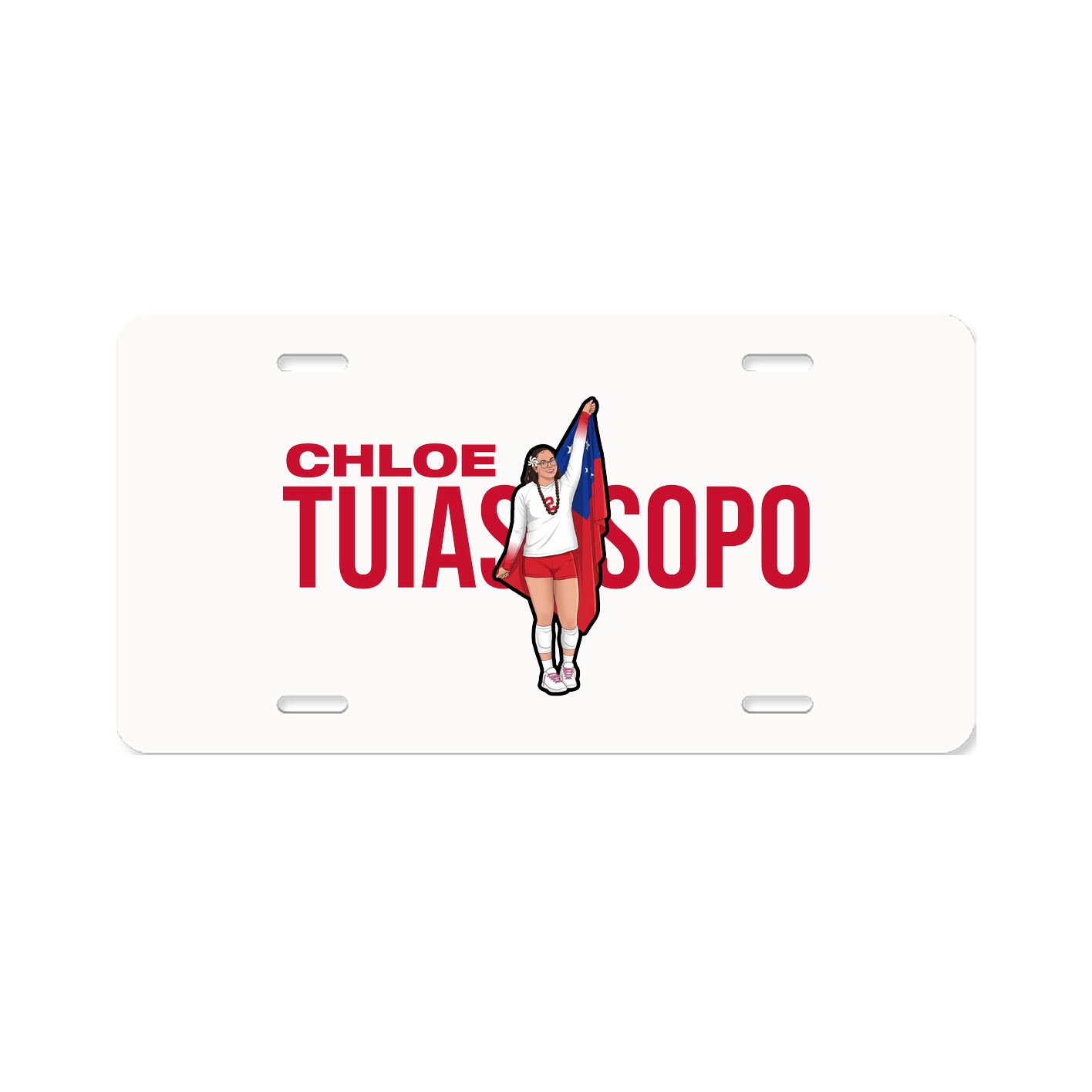License Plate — Player Name in Classic