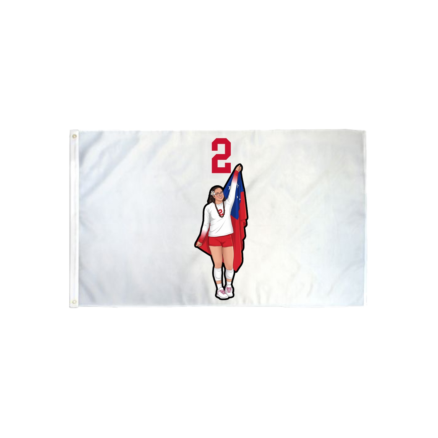 3x5 Flag — Number Top in Classic