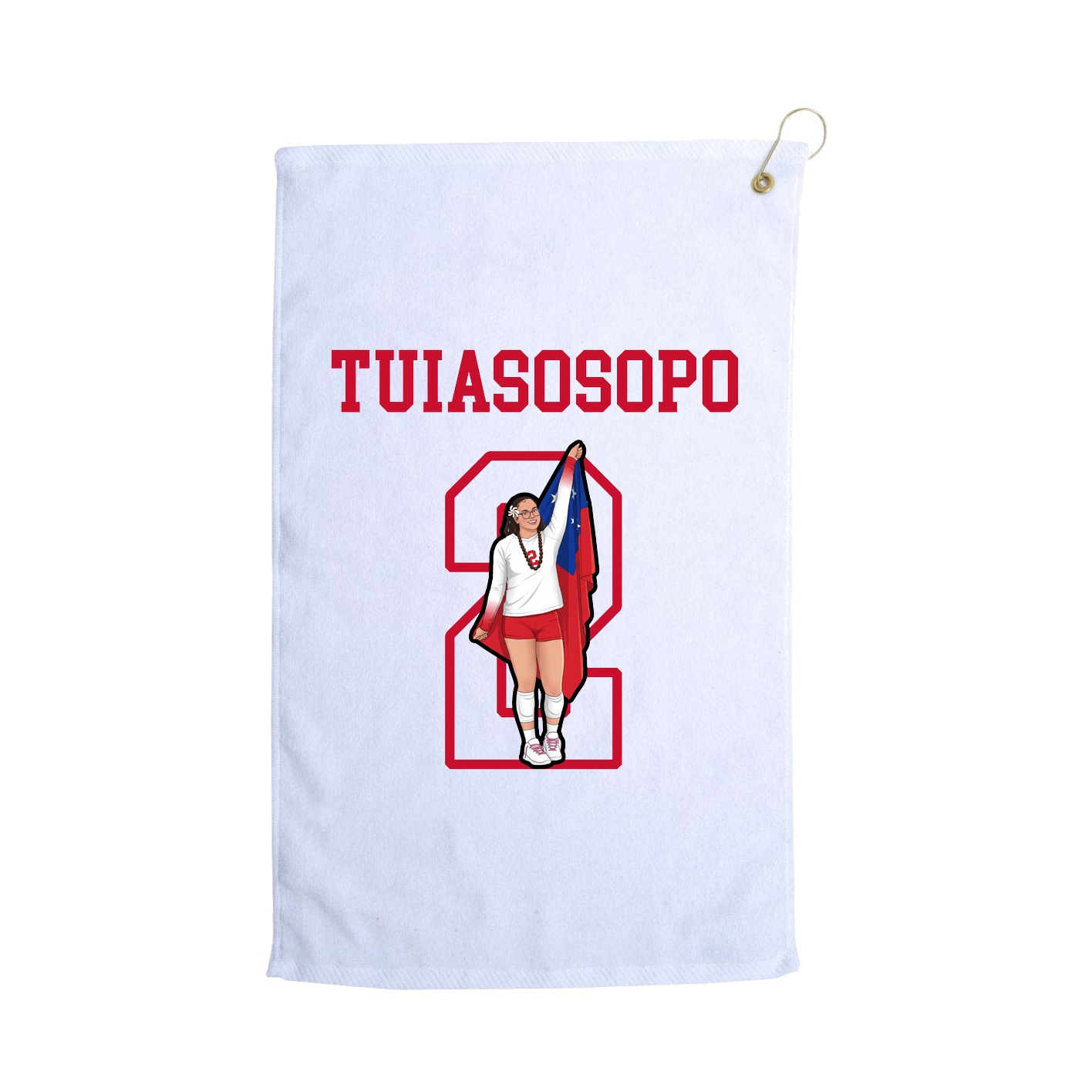 Golf Towel — Shirsey in White