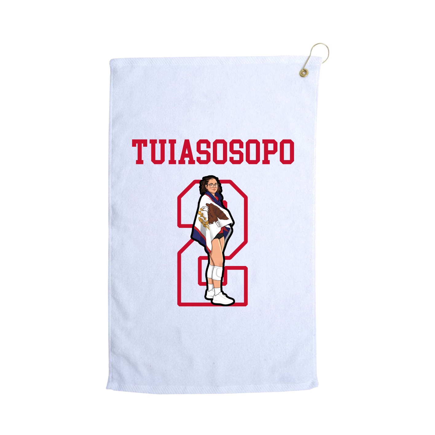 Golf Towel — Shirsey in White