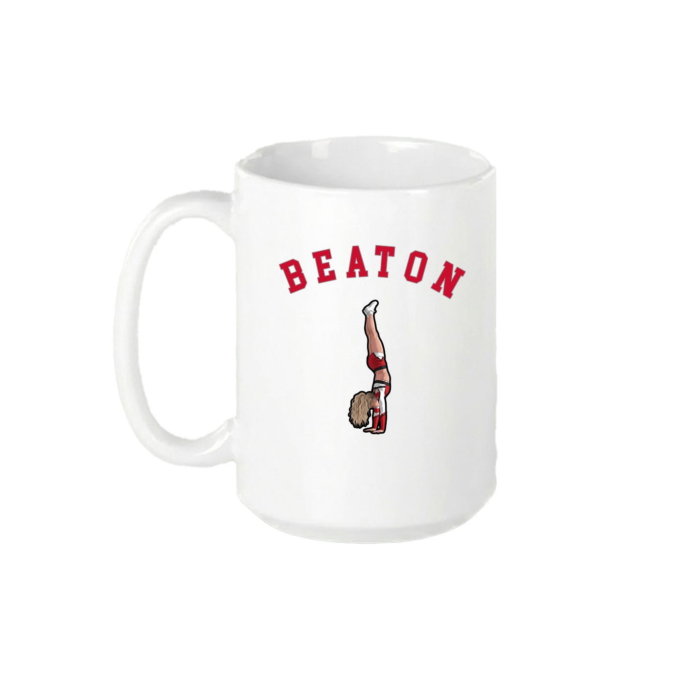 15oz Coffee Mug — Shirsey Arch in White