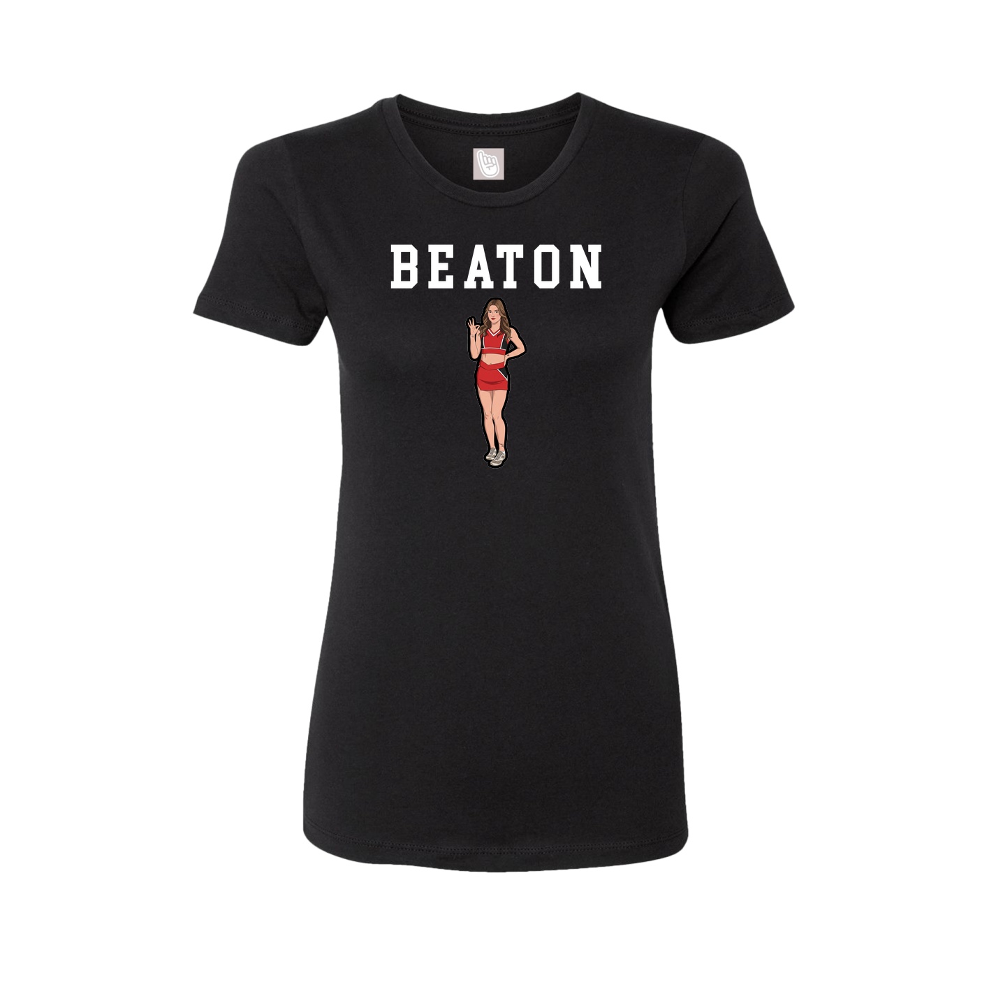 Fitted Women's Tee — Shirsey in Black