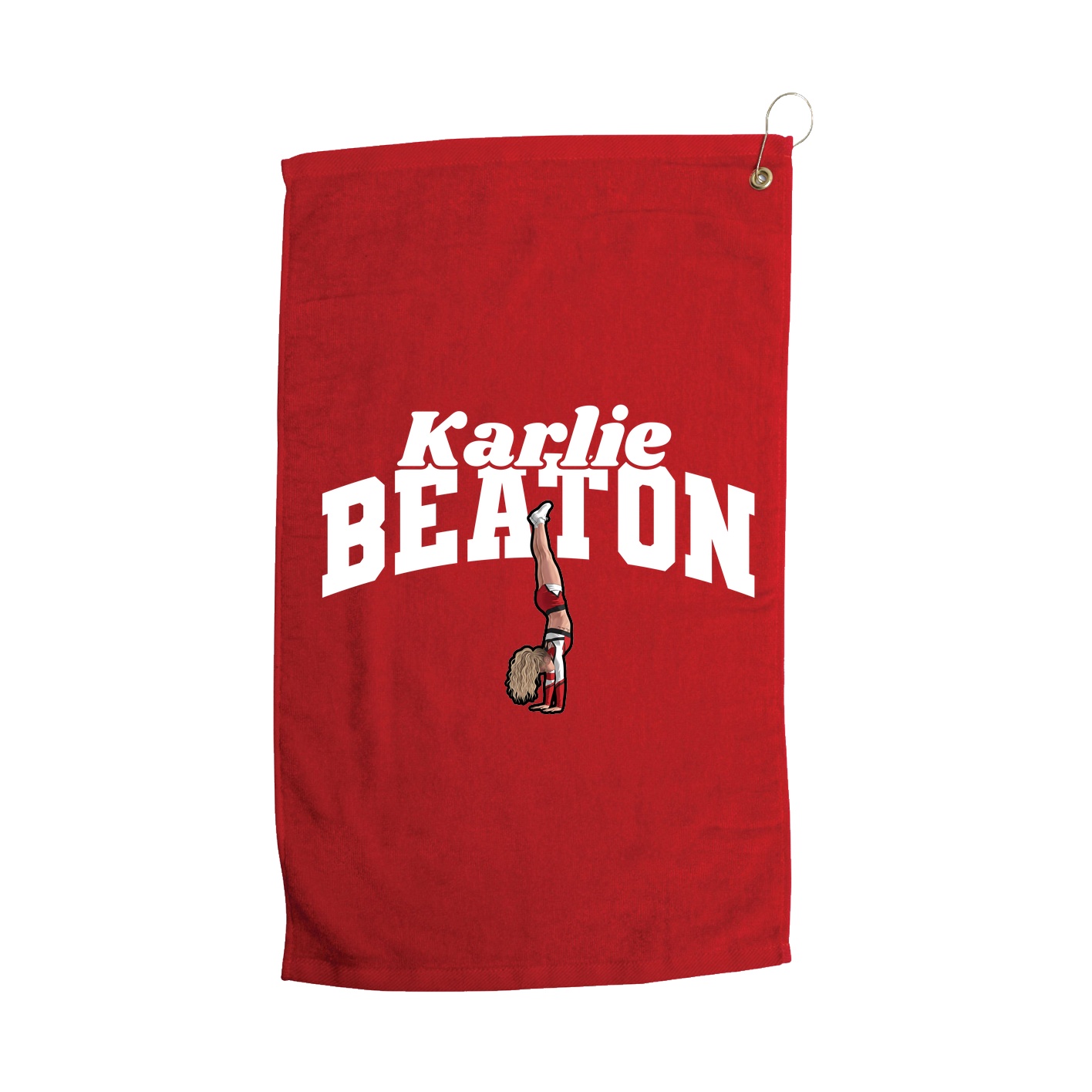 Golf Towel — Signature Arch in Red