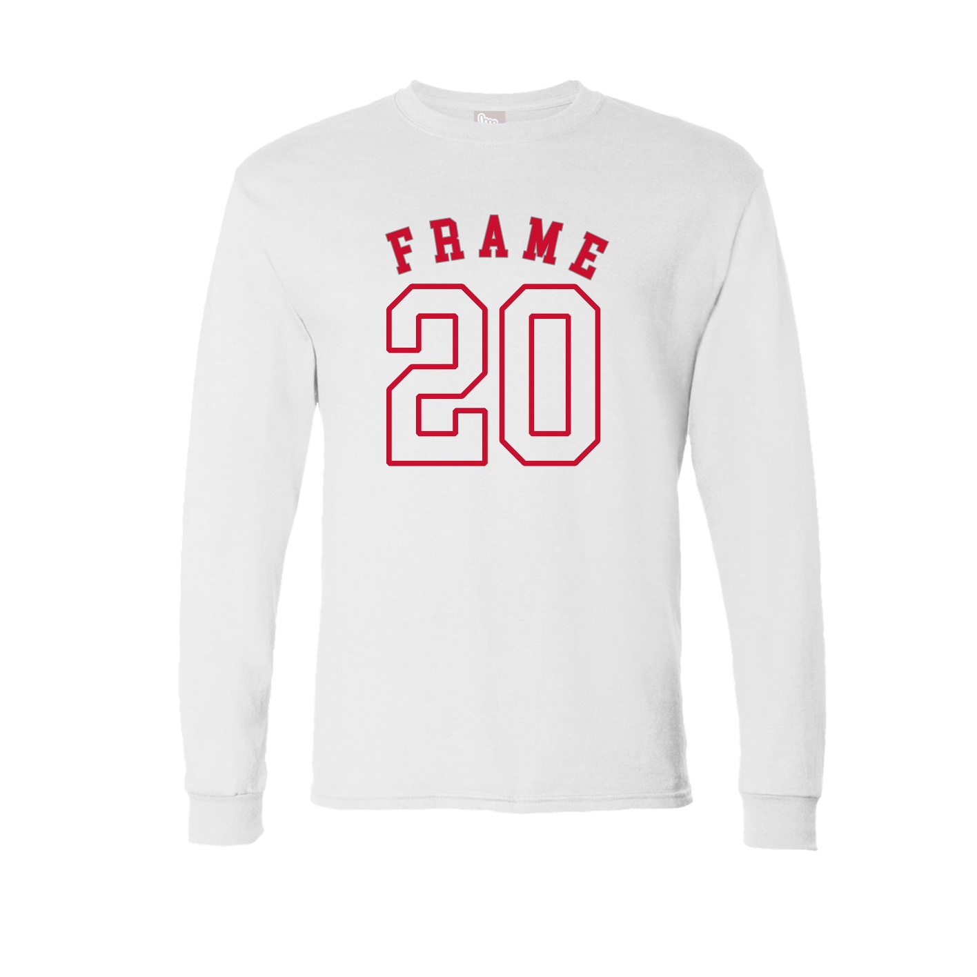 Long Sleeve Tee — Shirsey Arch in White