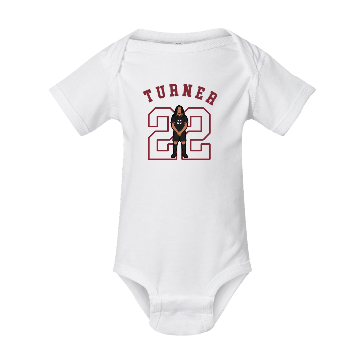 Baby Onesie — Shirsey Arch in White