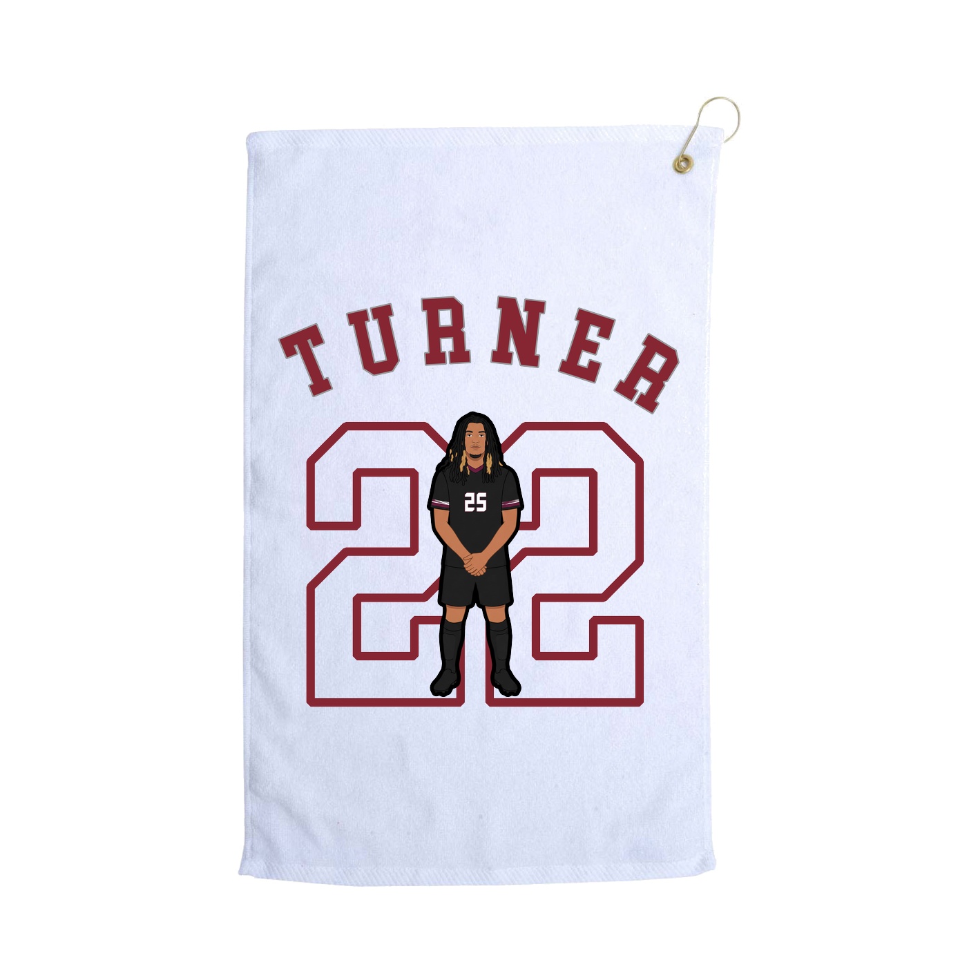 Golf Towel — Shirsey Arch in White