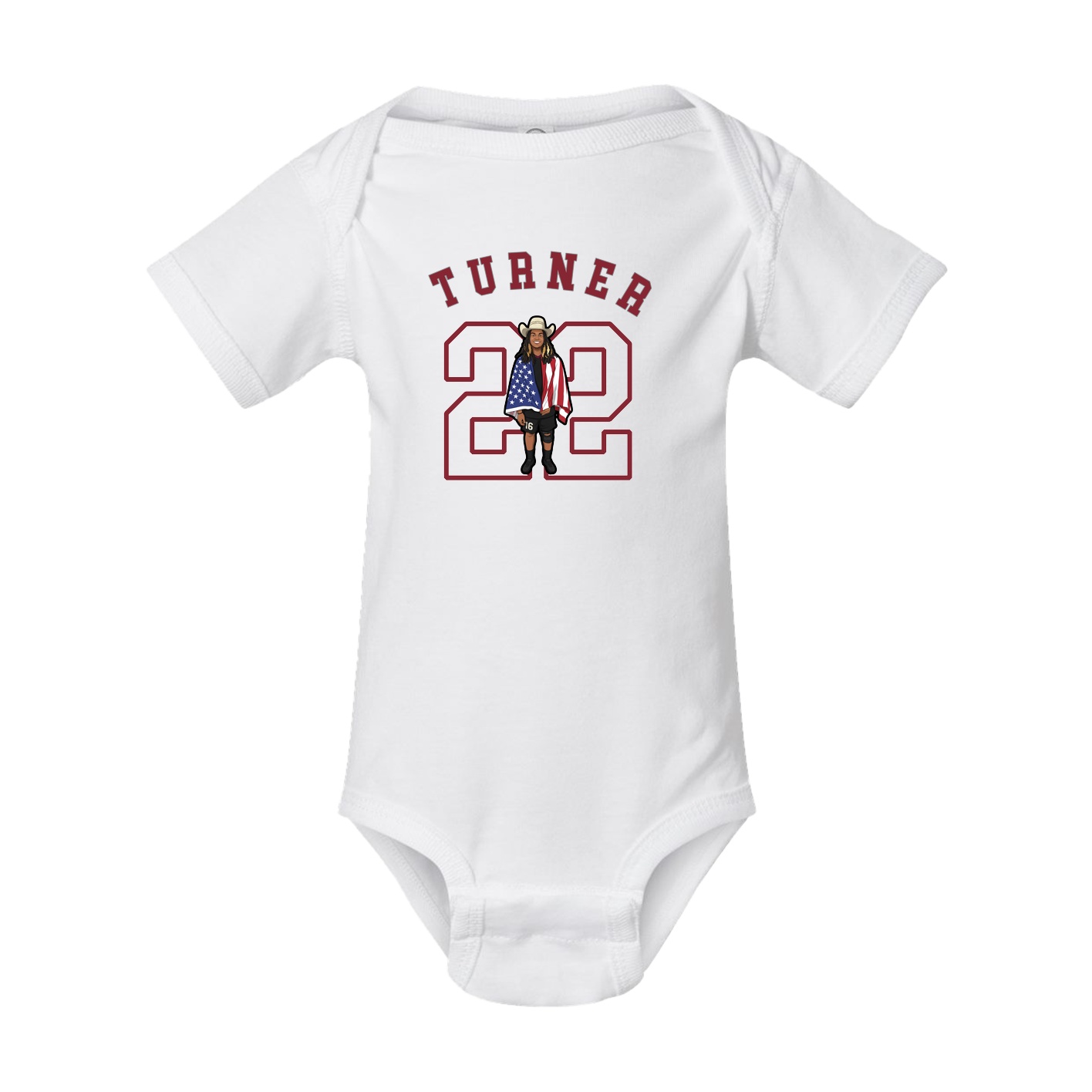Baby Onesie — Shirsey Arch in White