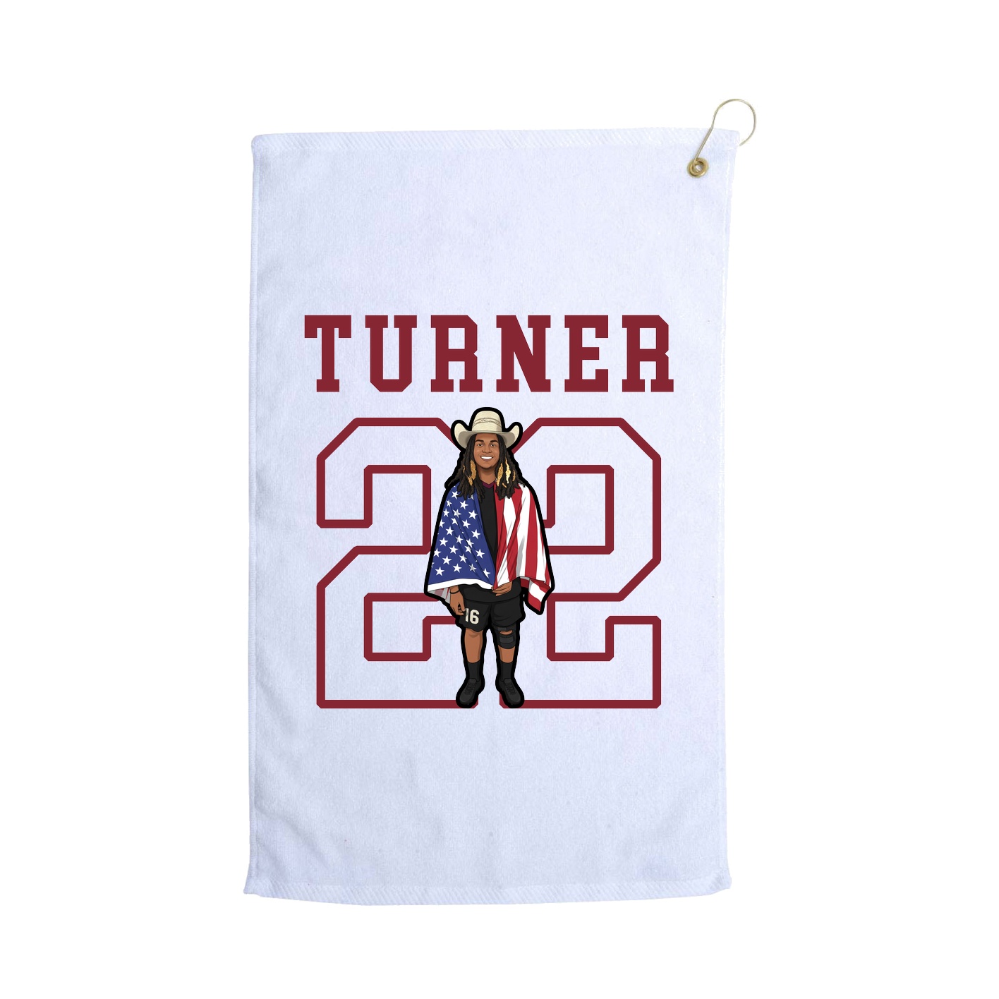 Golf Towel — Shirsey in White