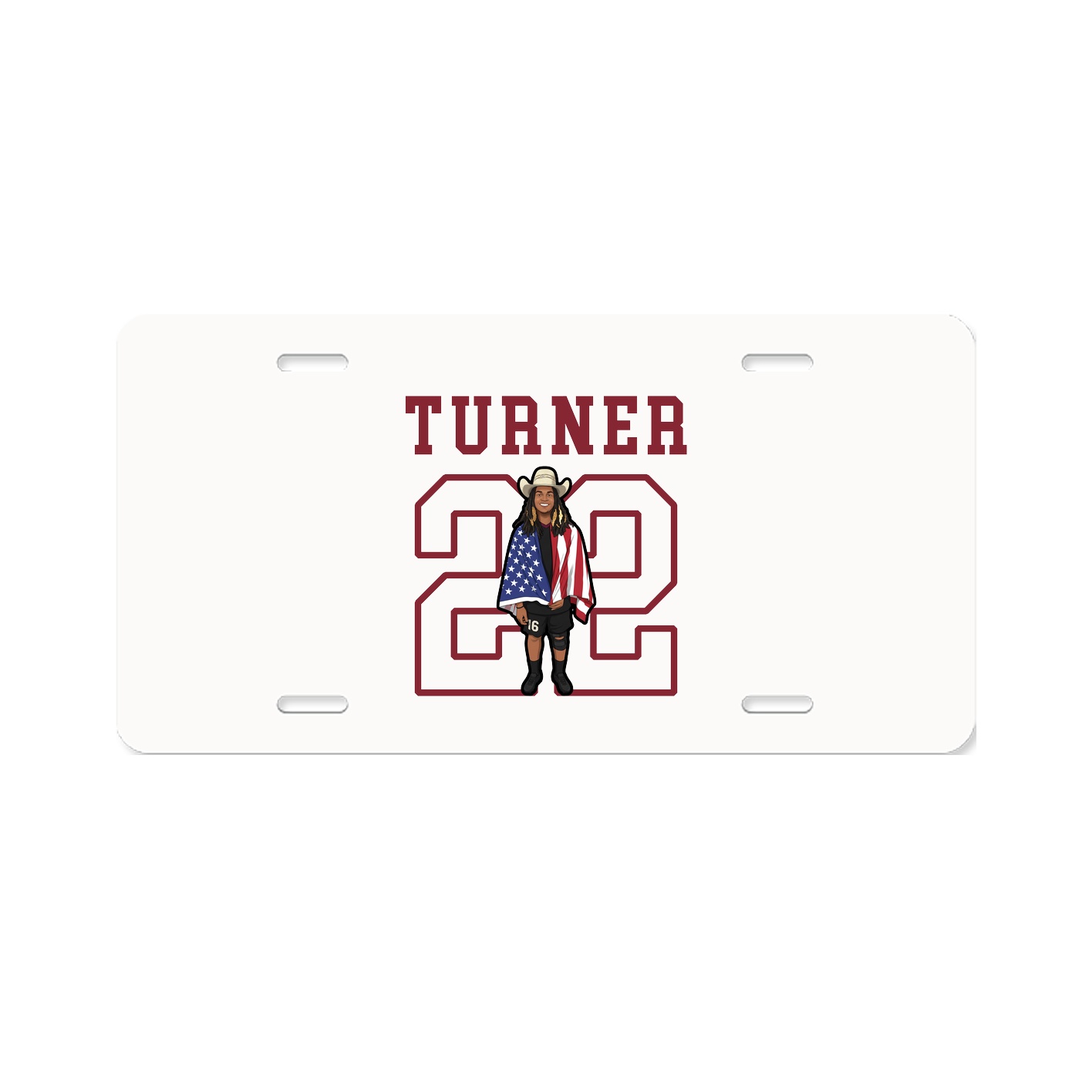 License Plate — Shirsey in Classic