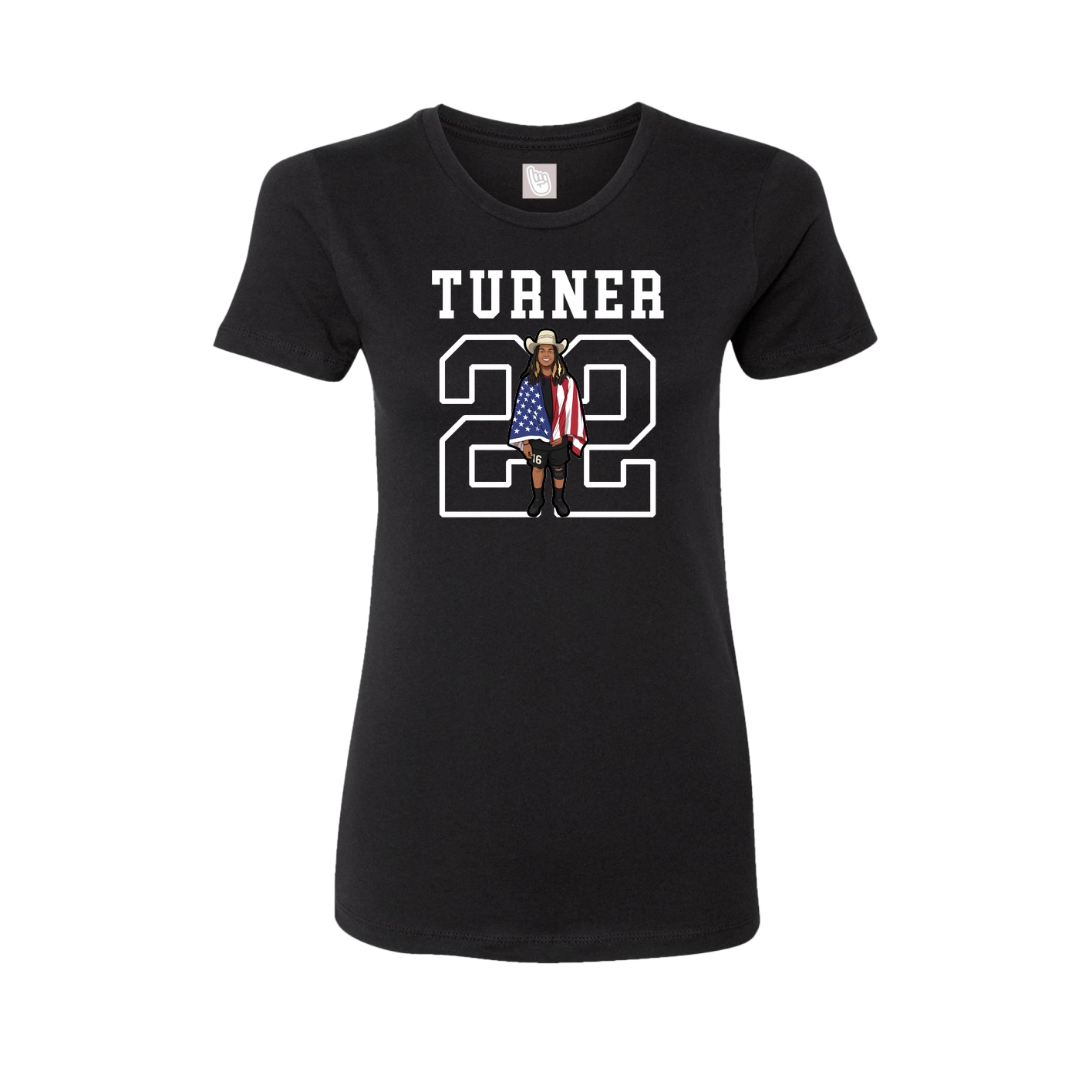 Fitted Women's Tee — Shirsey in Black