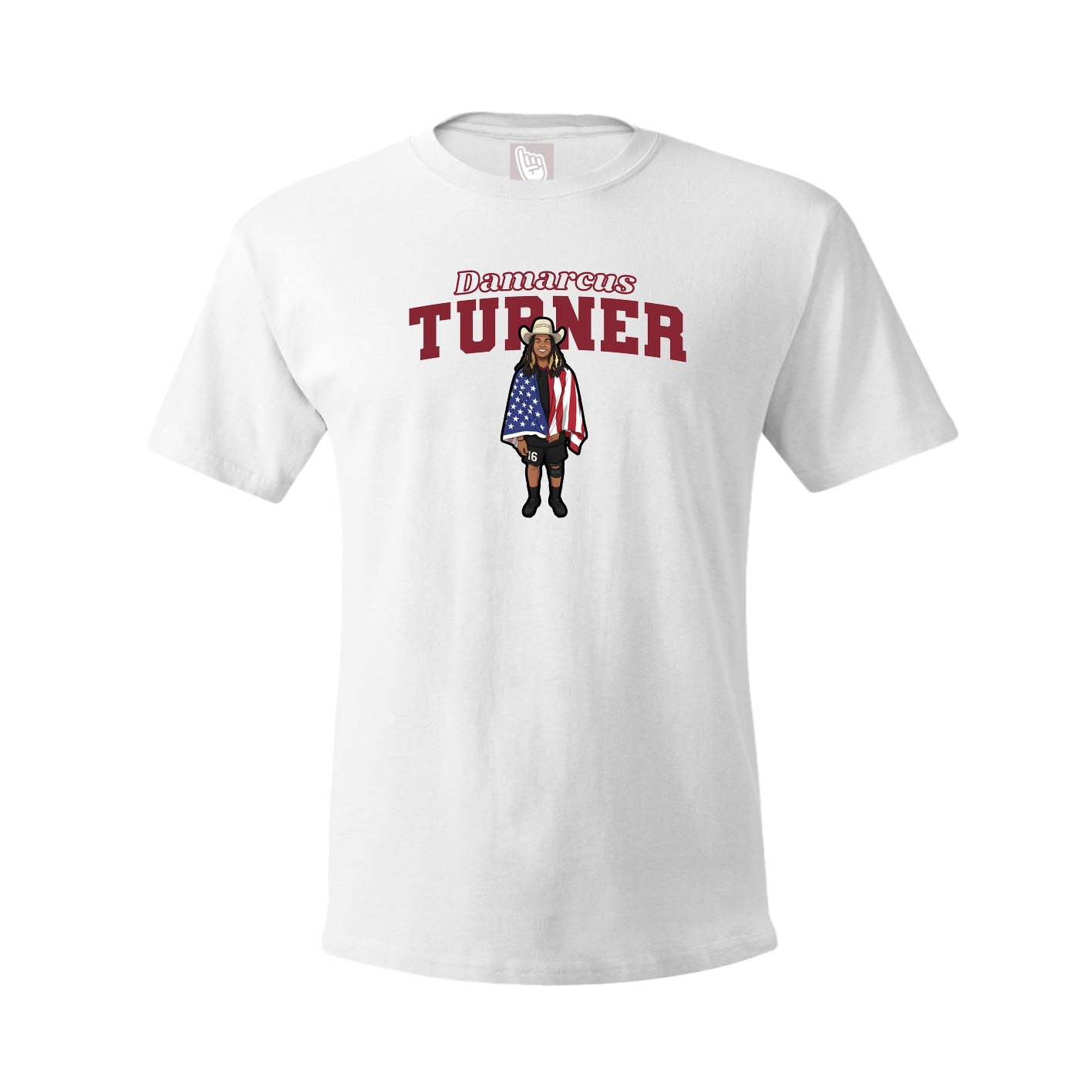 Tee — Name Arch in White