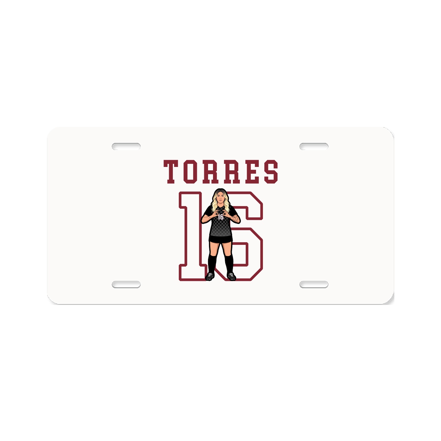 License Plate — Shirsey in Classic