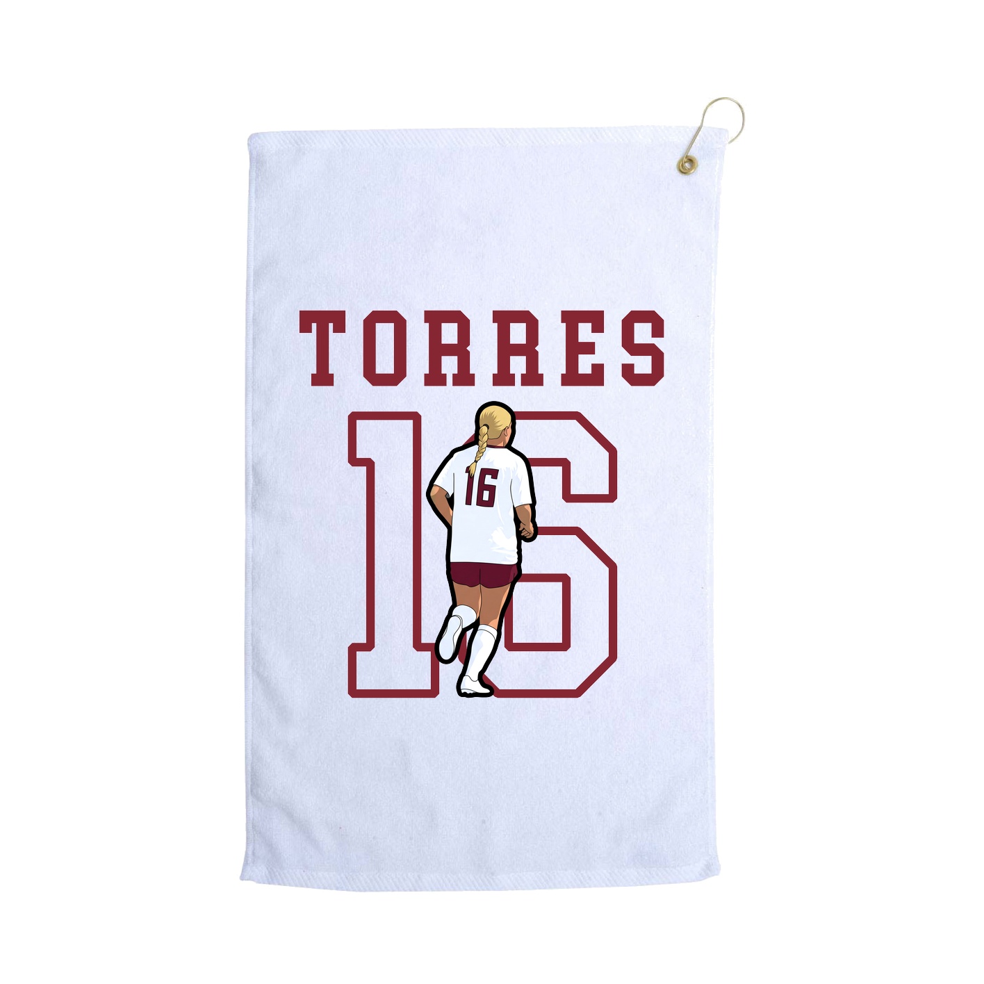 Golf Towel — Shirsey in White