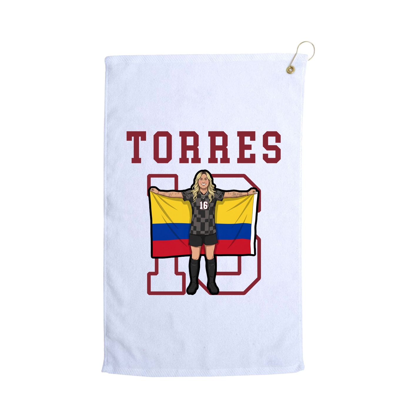 Golf Towel — Shirsey in White