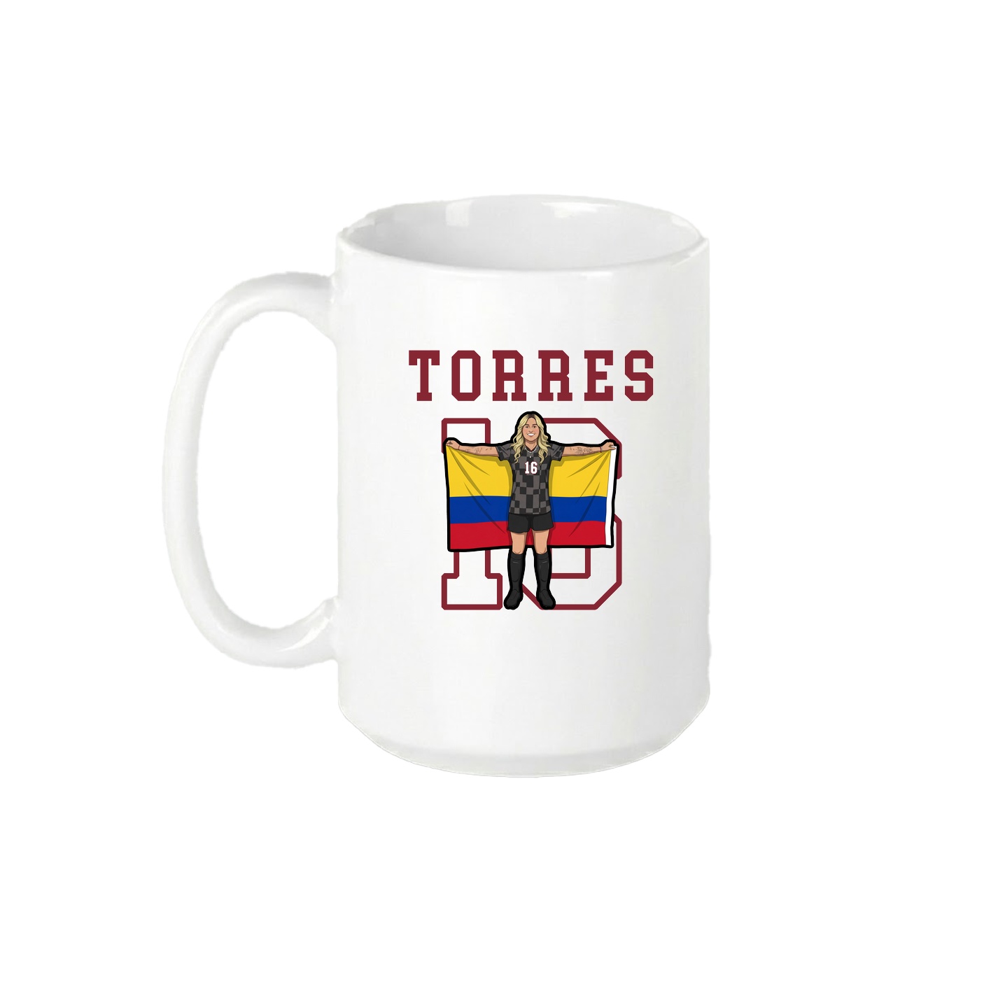 15oz Coffee Mug — Shirsey in White