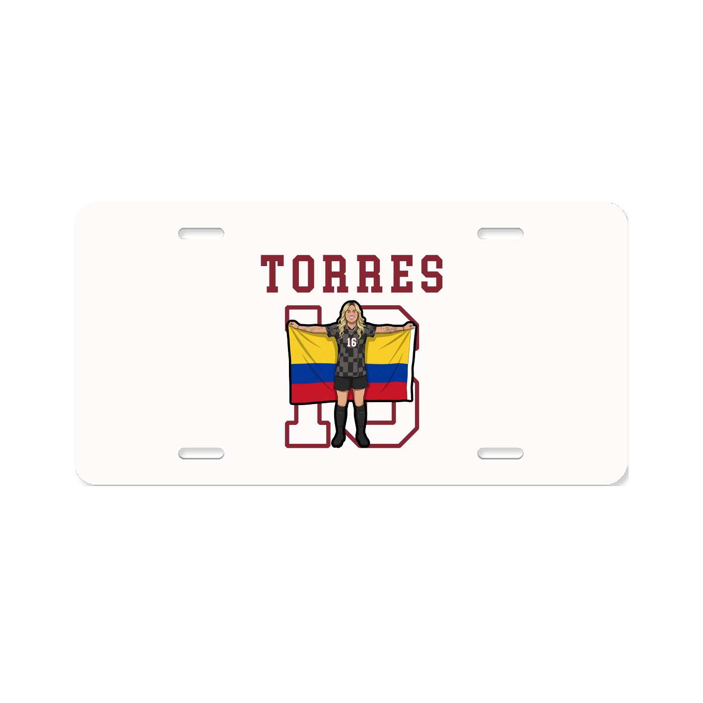 License Plate — Shirsey in Classic