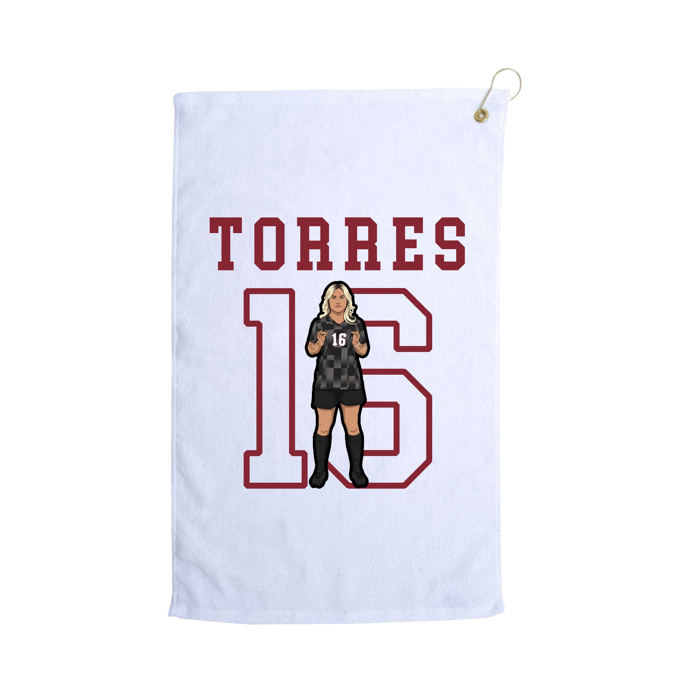Golf Towel — Shirsey in White