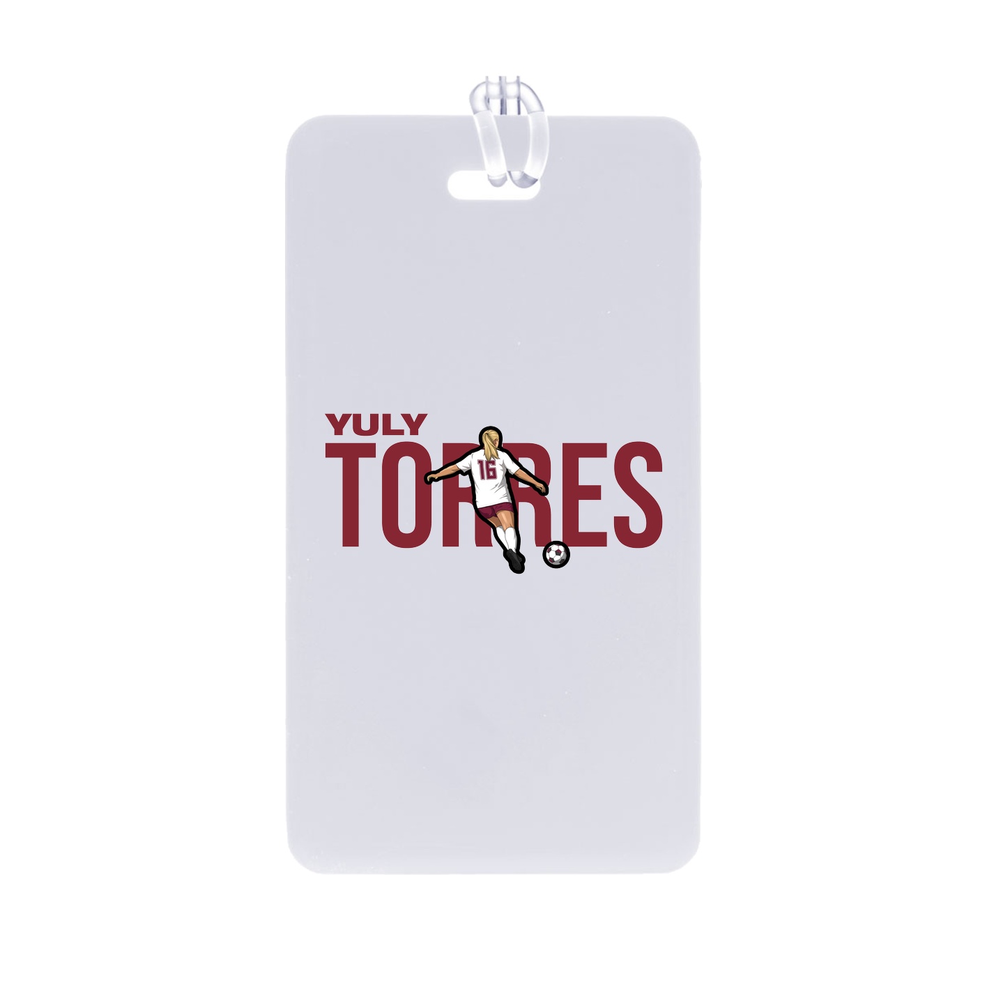 Bag Tag — Player Name in Classic