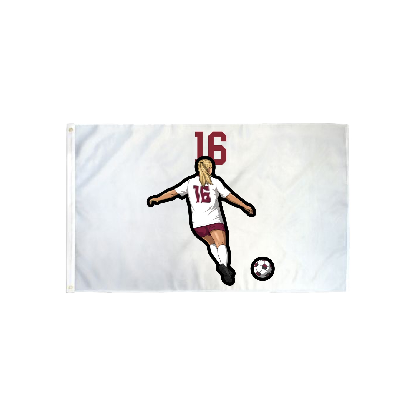 3x5 Flag — Number Top in Classic