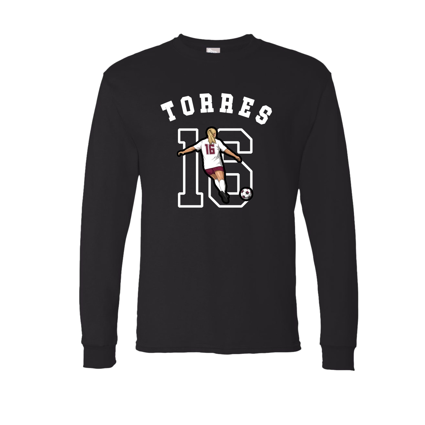 Long Sleeve Tee — Shirsey Arch in Black