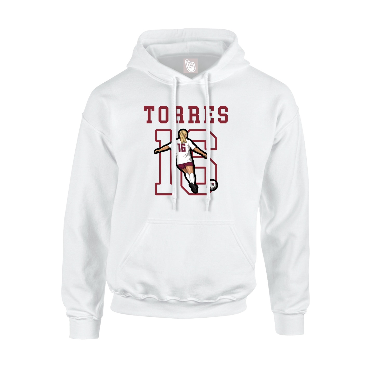 Youth Hoodie — Shirsey in White