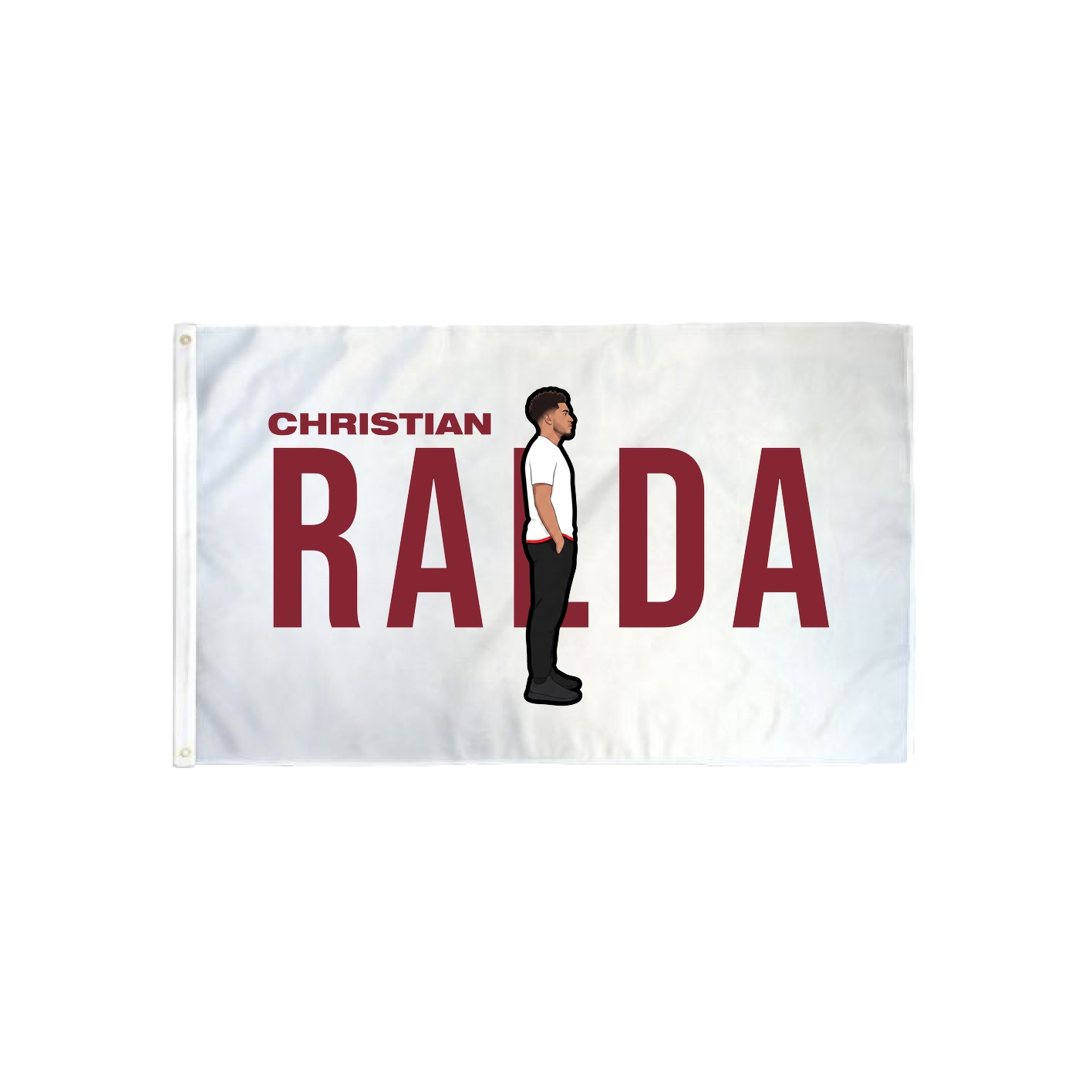 3x5 Flag — Player Name in Classic
