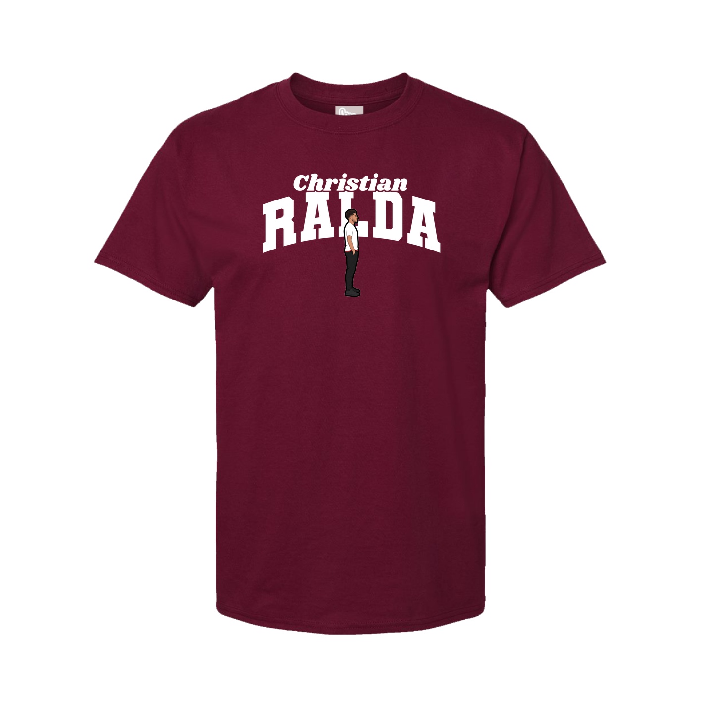 Tee — Signature Arch in Cardinal