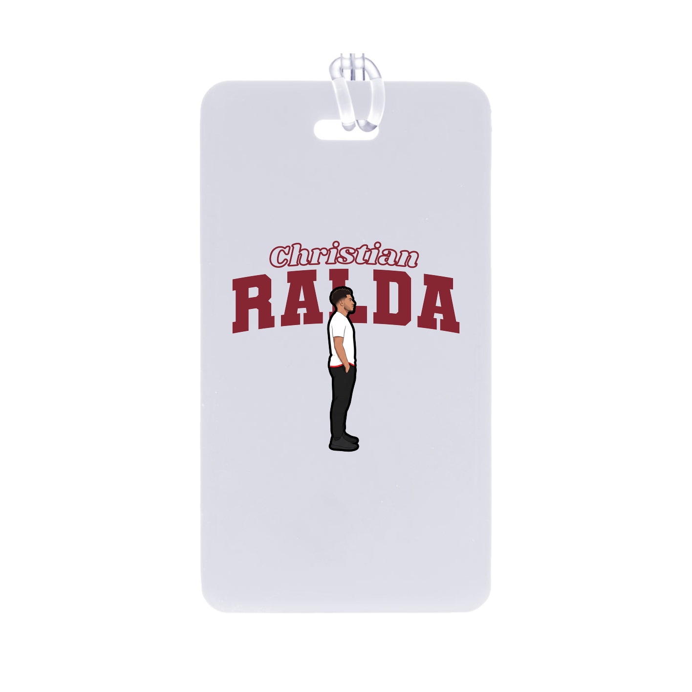 Bag Tag — Name Arch in Classic