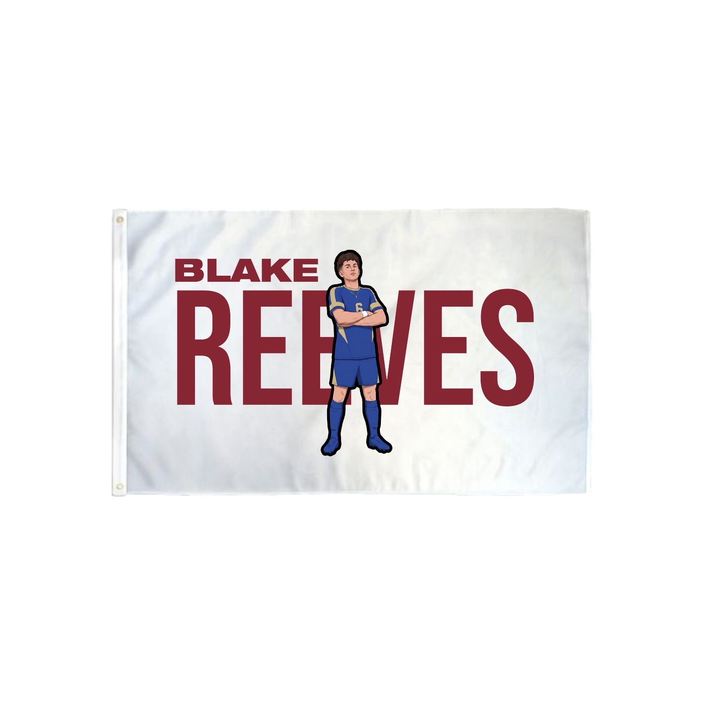 3x5 Flag — Player Name in Classic