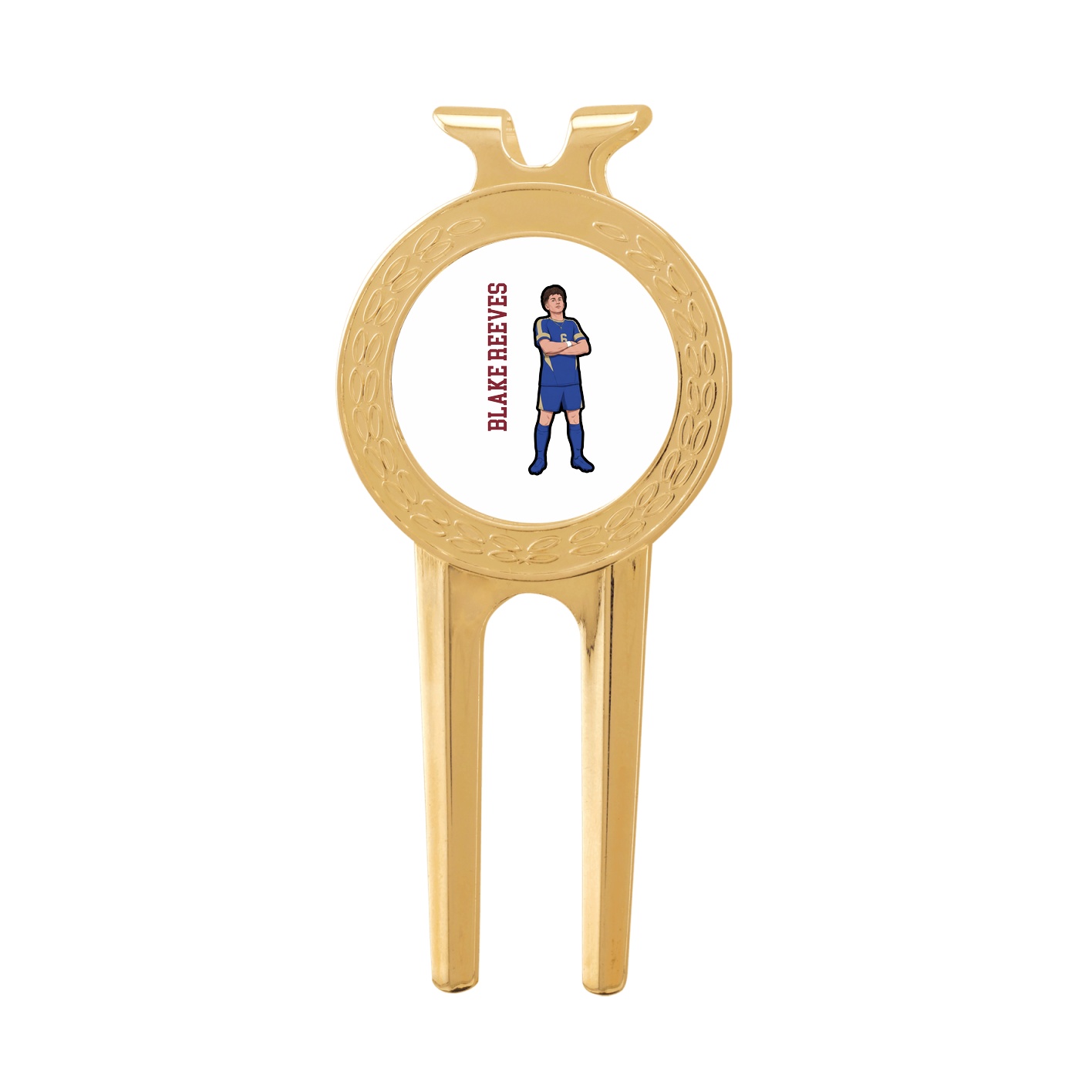 Divot Tool with Ball Marker — Name Vertical in Classic