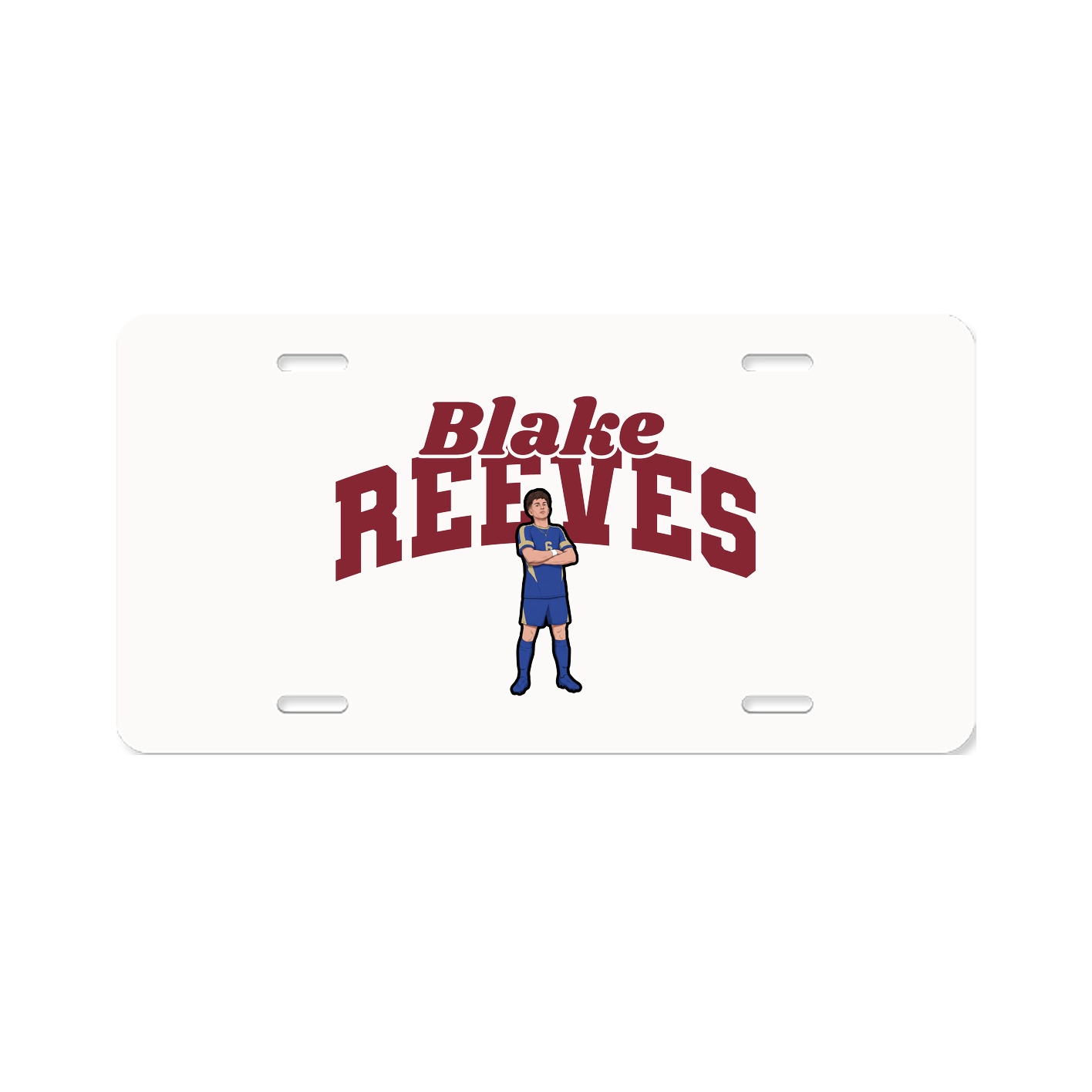 License Plate — Signature Arch in Classic