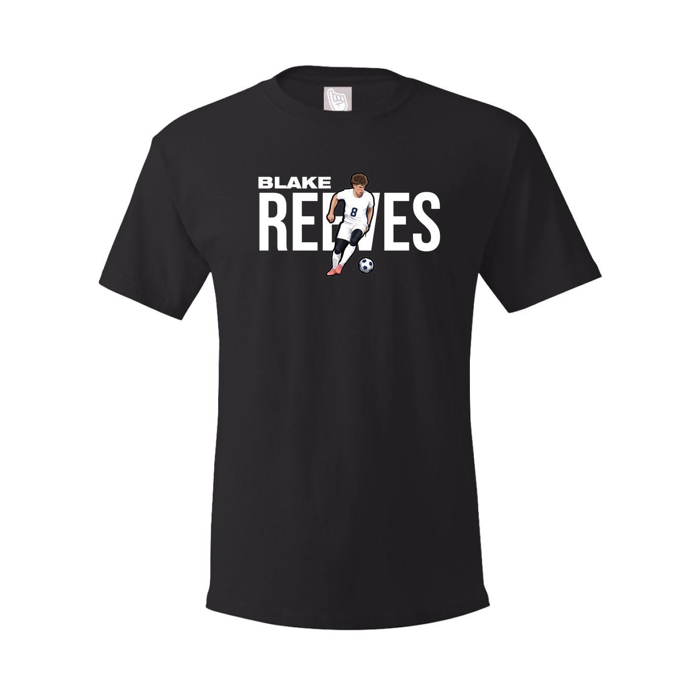 Tee — Player Name in Black