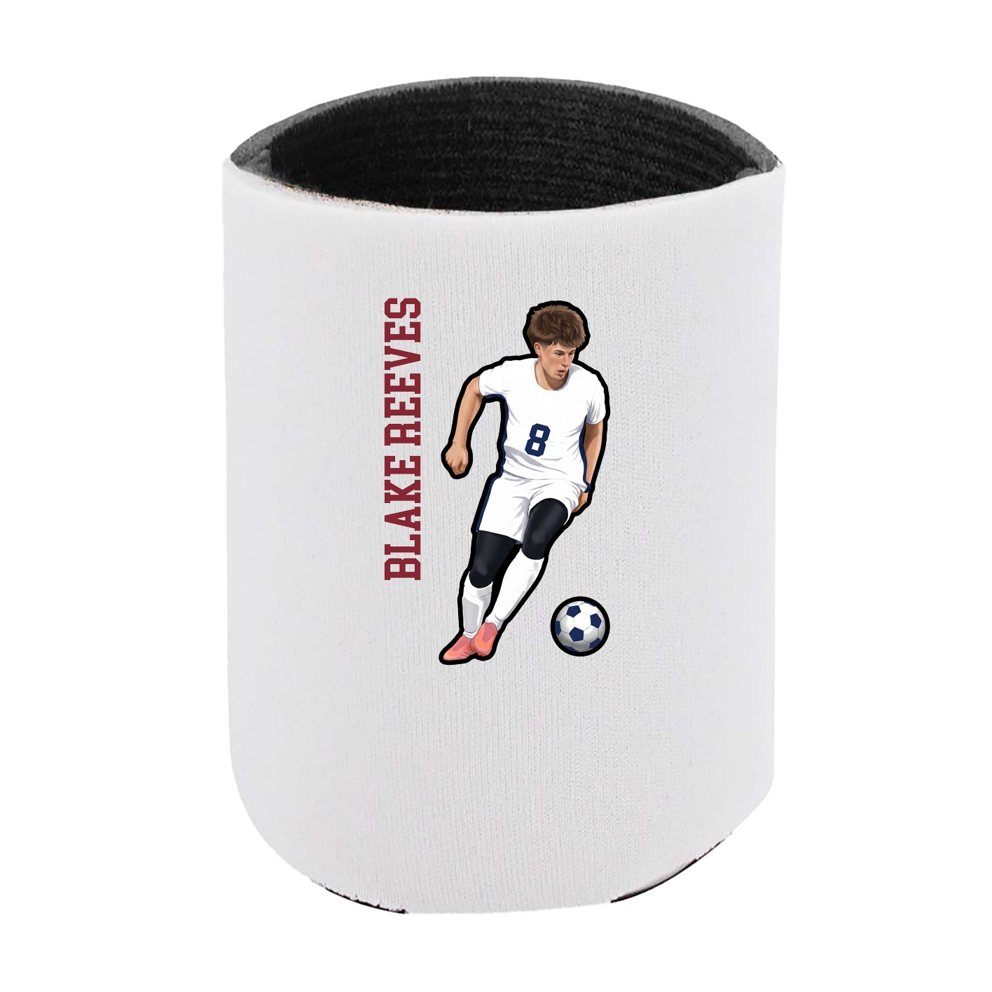 Can Holder — Name Vertical in White