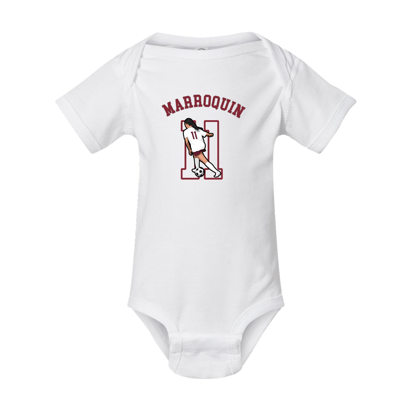 Baby Onesie — Shirsey Arch in White