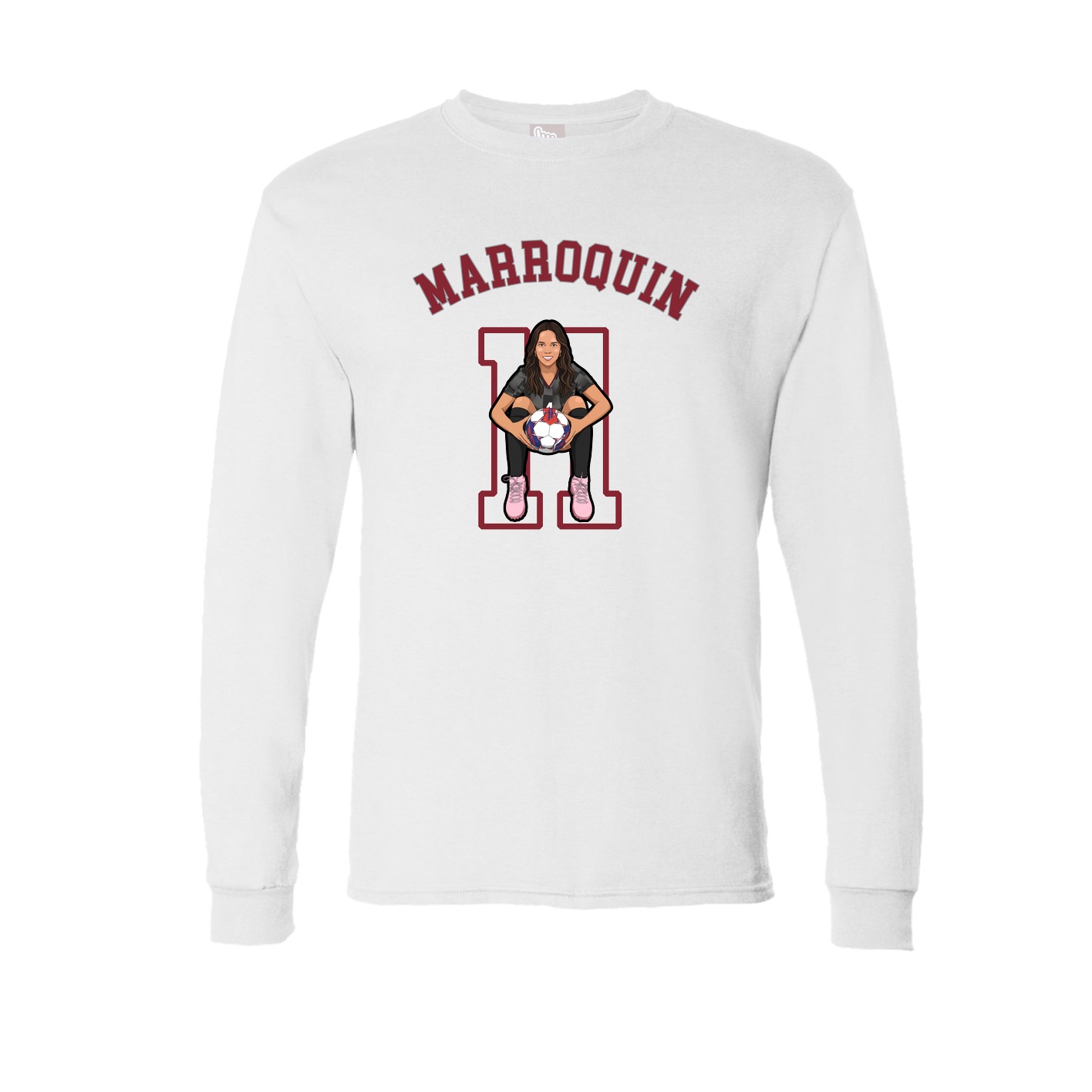 Long Sleeve Tee — Shirsey Arch in White