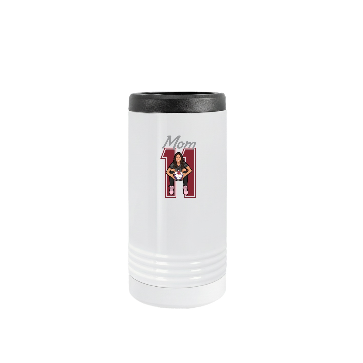 Slim Beverage Holder — Mothers Day Shirsey in White