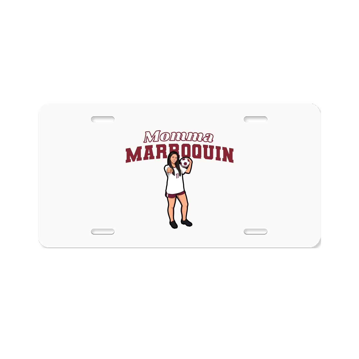 License Plate — Mothers Day Block in Classic