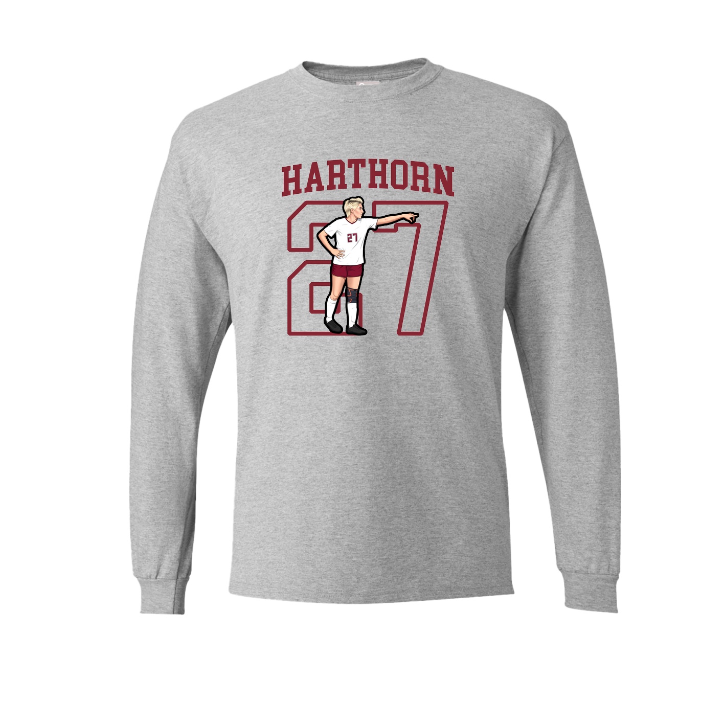 Long Sleeve Tee — Shirsey in Grey