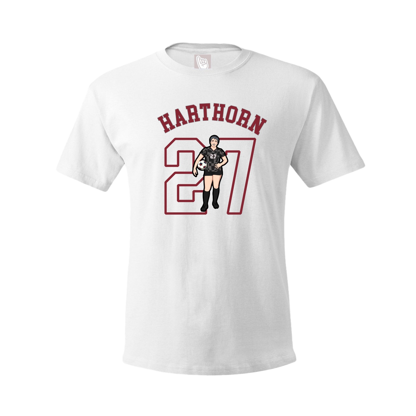 Youth Tee — Shirsey Arch in White