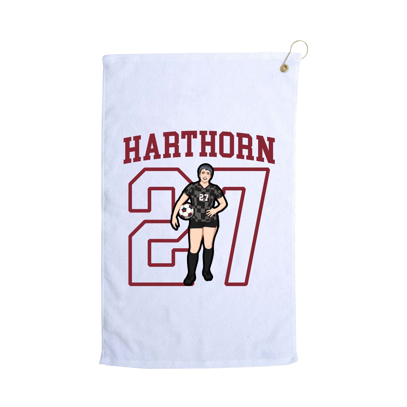Golf Towel — Shirsey in White
