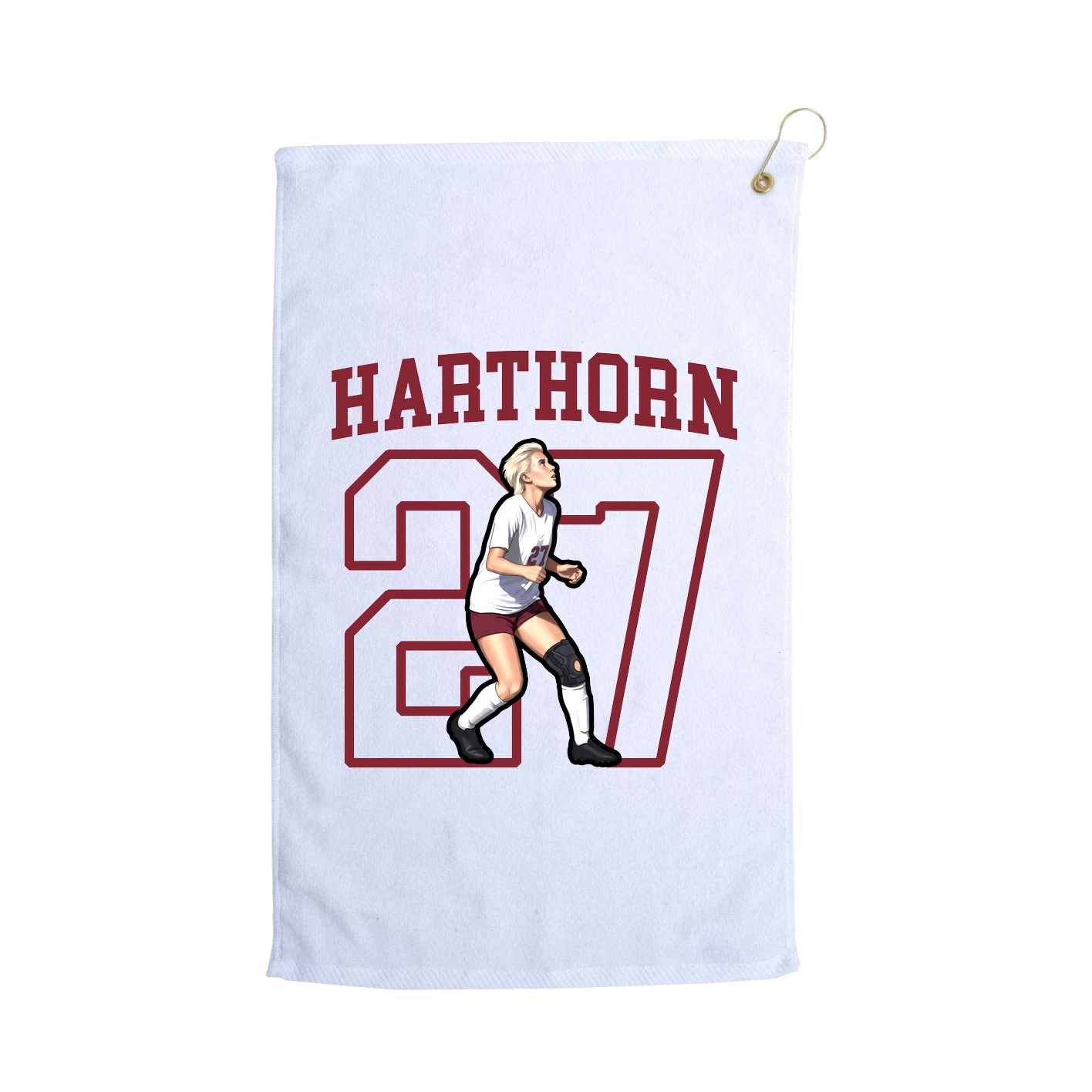 Golf Towel — Shirsey in White