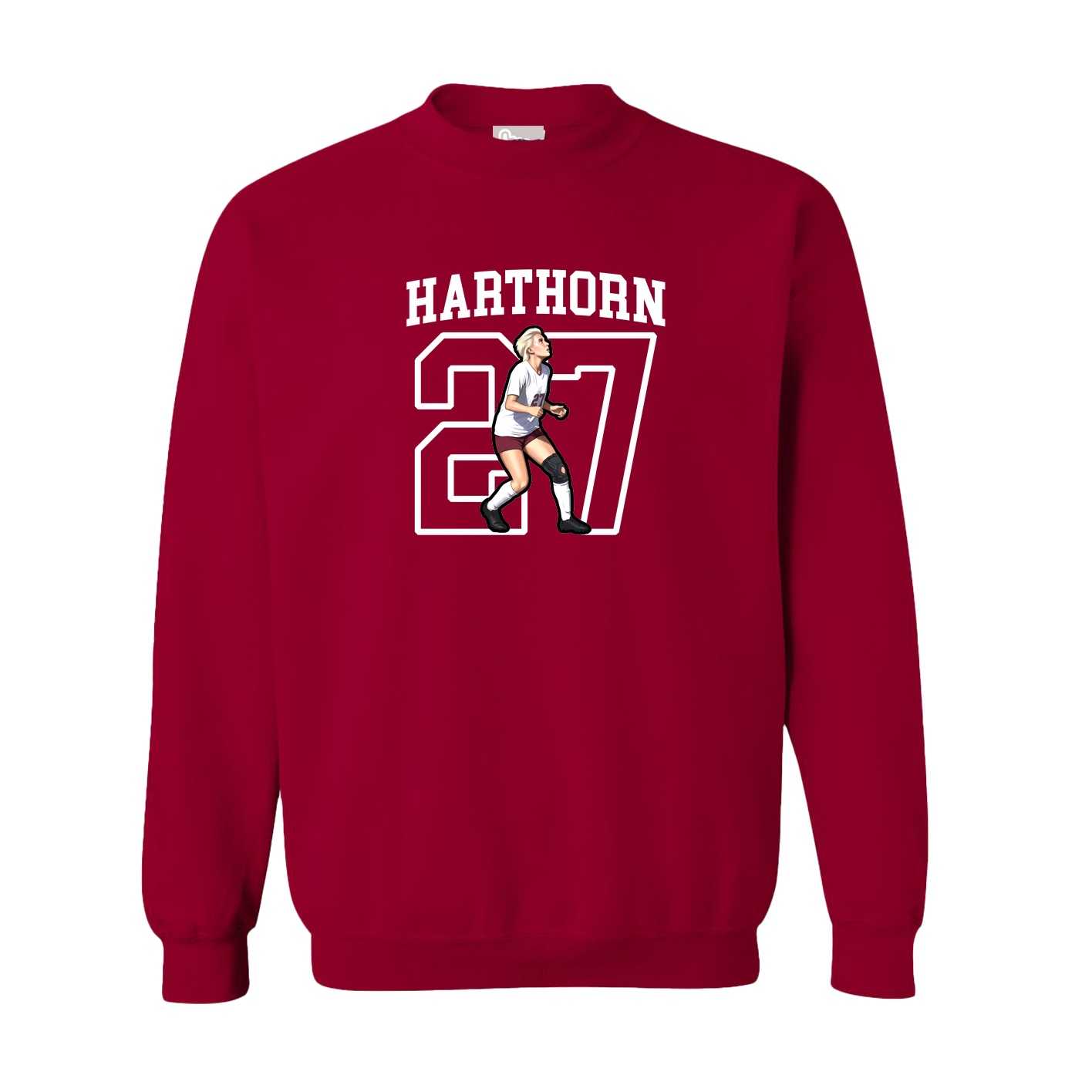 Fleece Crew — Shirsey in Cardinal