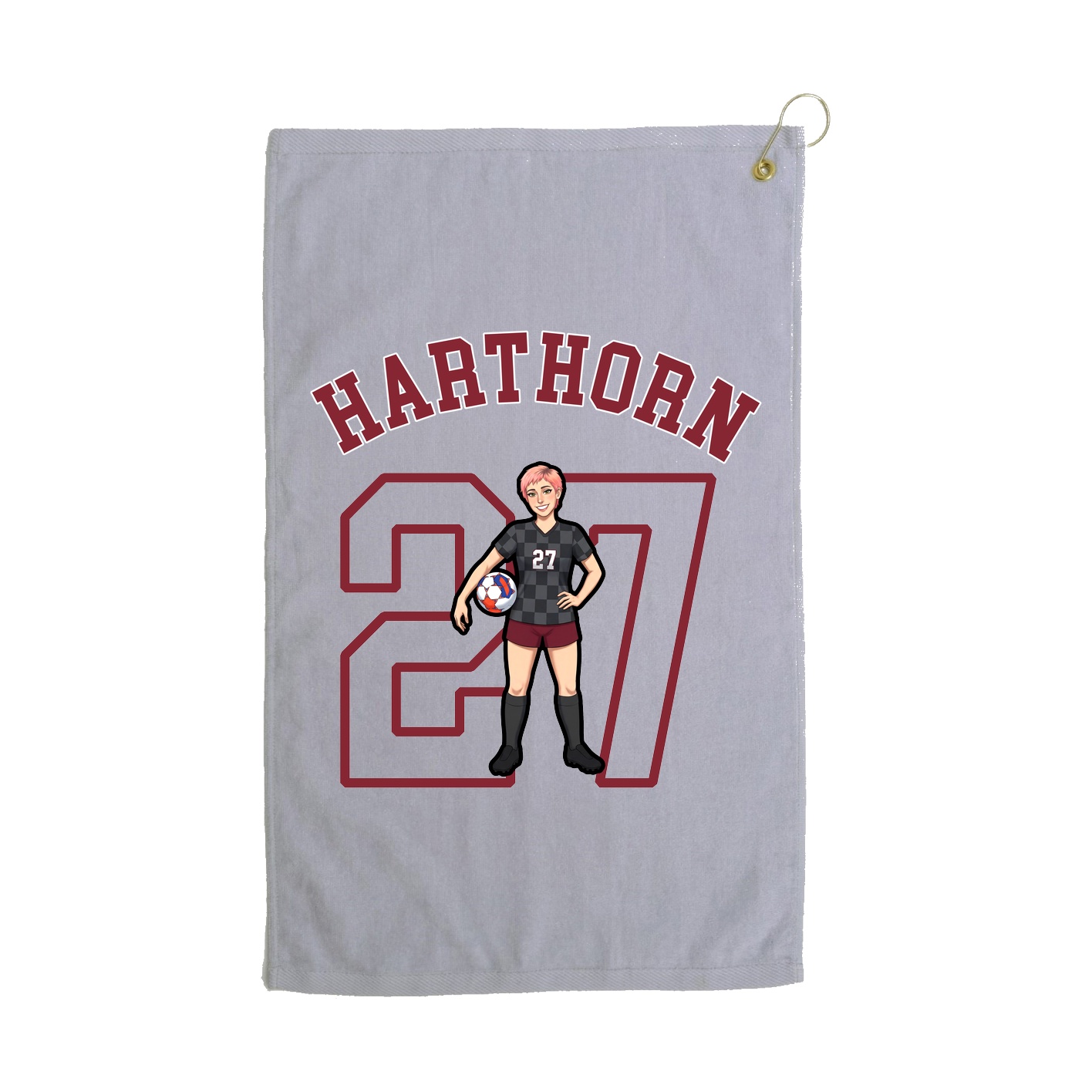 Golf Towel — Shirsey Arch in Grey