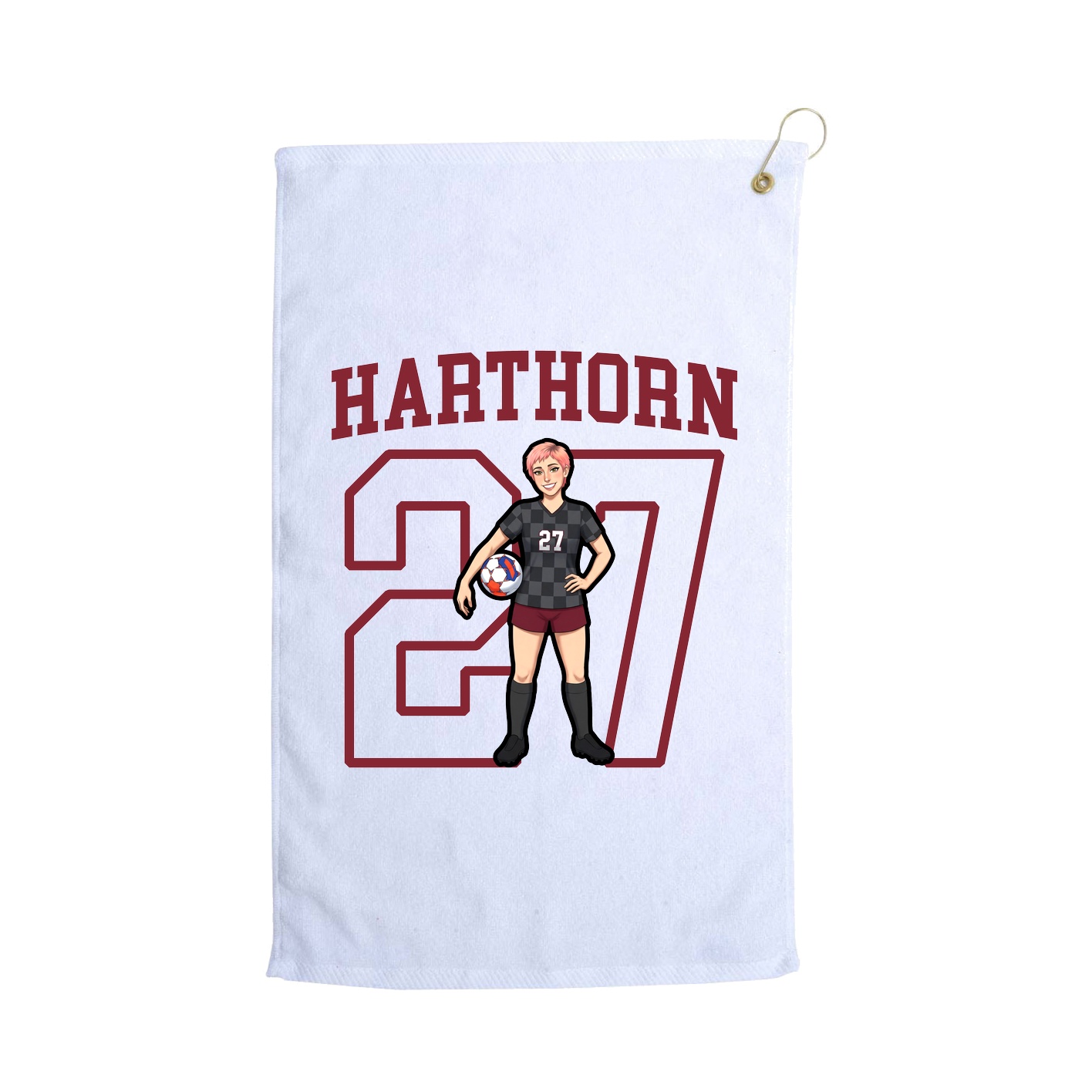 Golf Towel — Shirsey in White