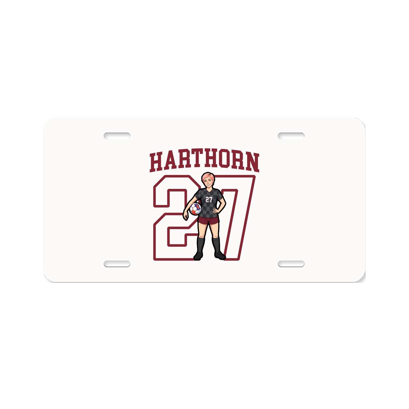 License Plate — Shirsey in Classic