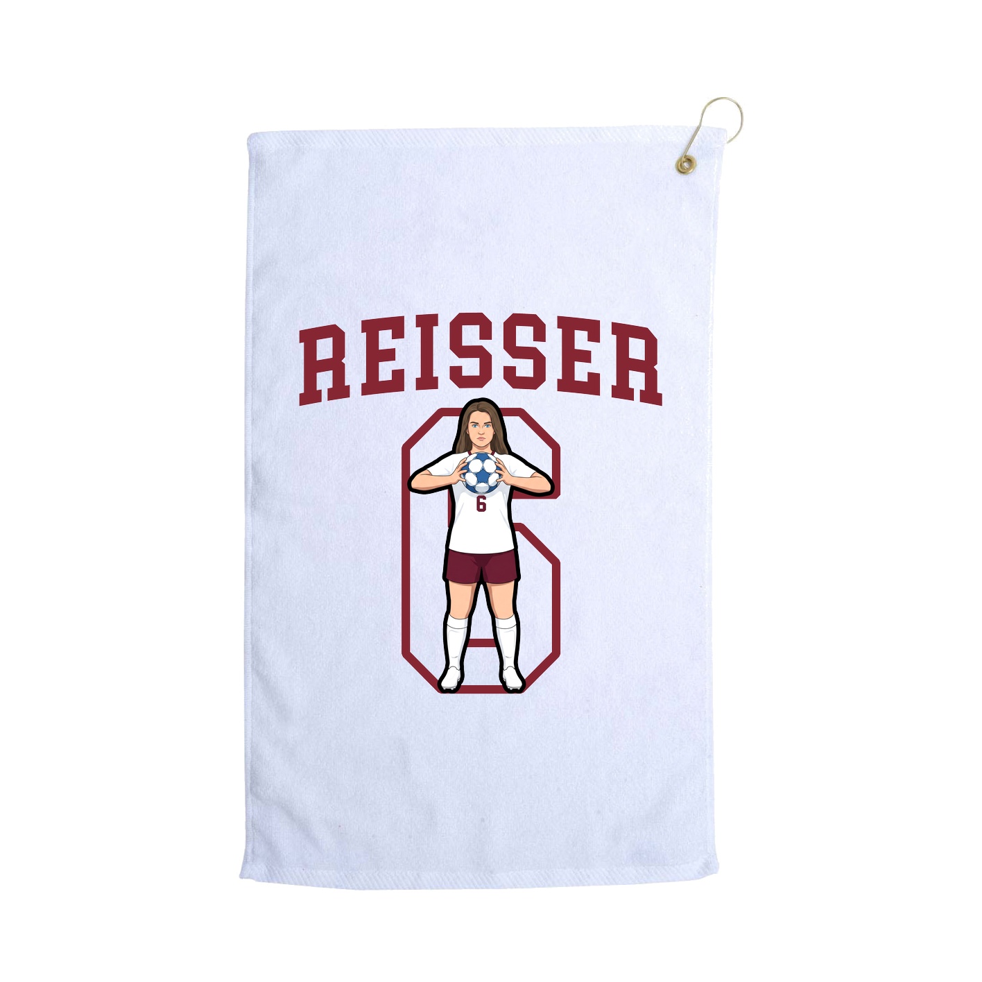 Golf Towel — Shirsey in White