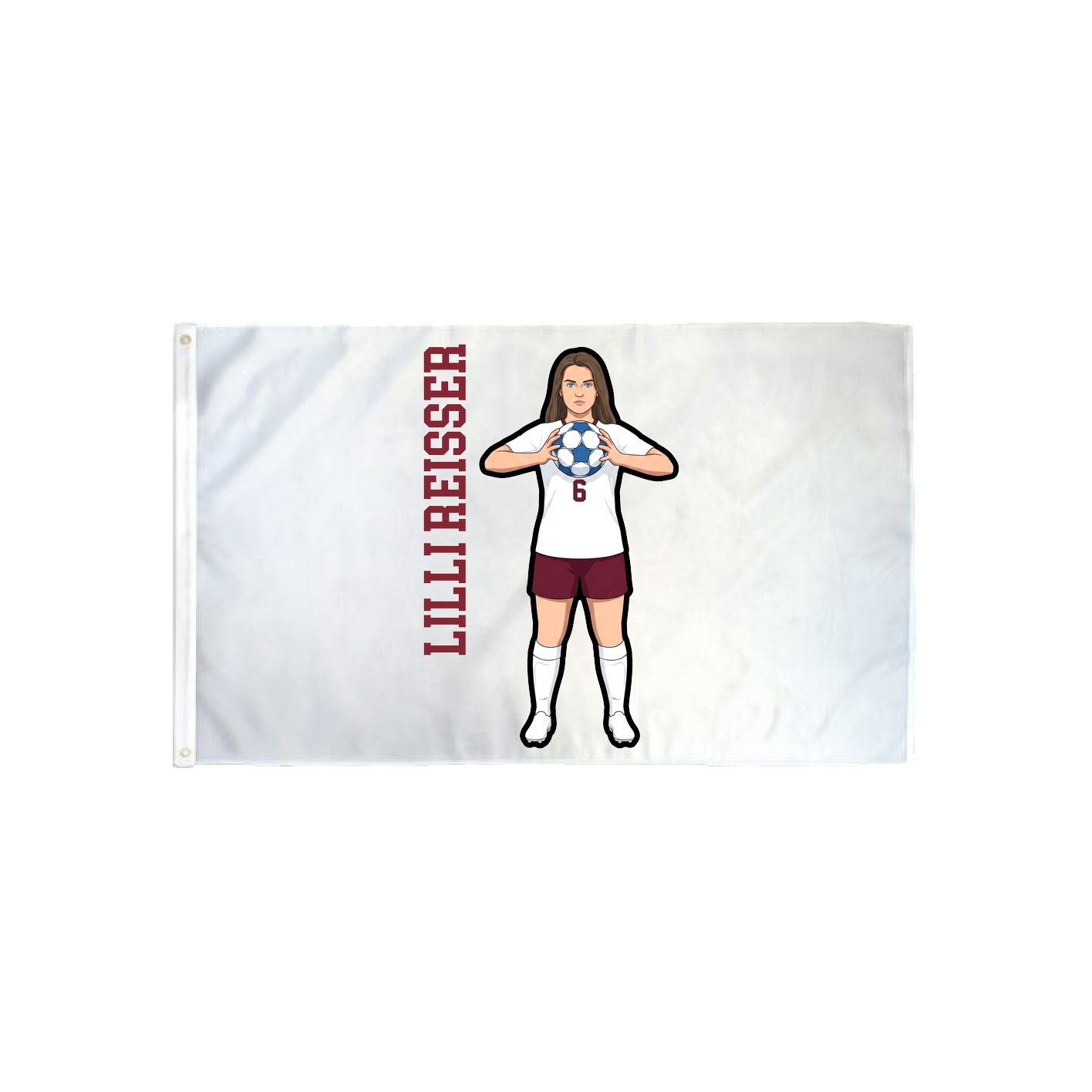 3x5 Flag — Name Vertical in Classic