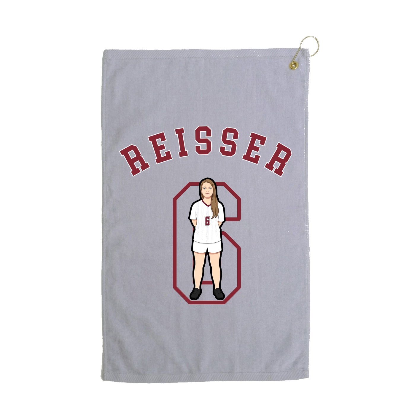 Golf Towel — Shirsey Arch in Grey
