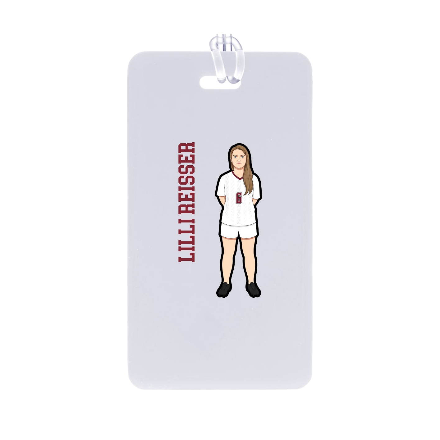 Bag Tag — Name Vertical in Classic