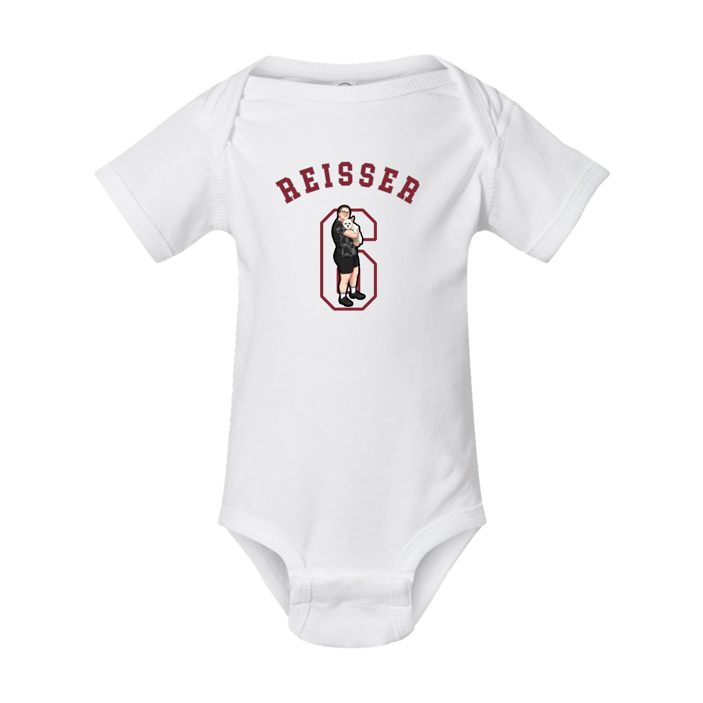 Baby Onesie — Shirsey Arch in White
